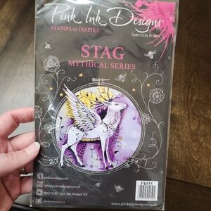 Pink Ink Designs Stag Stamp
